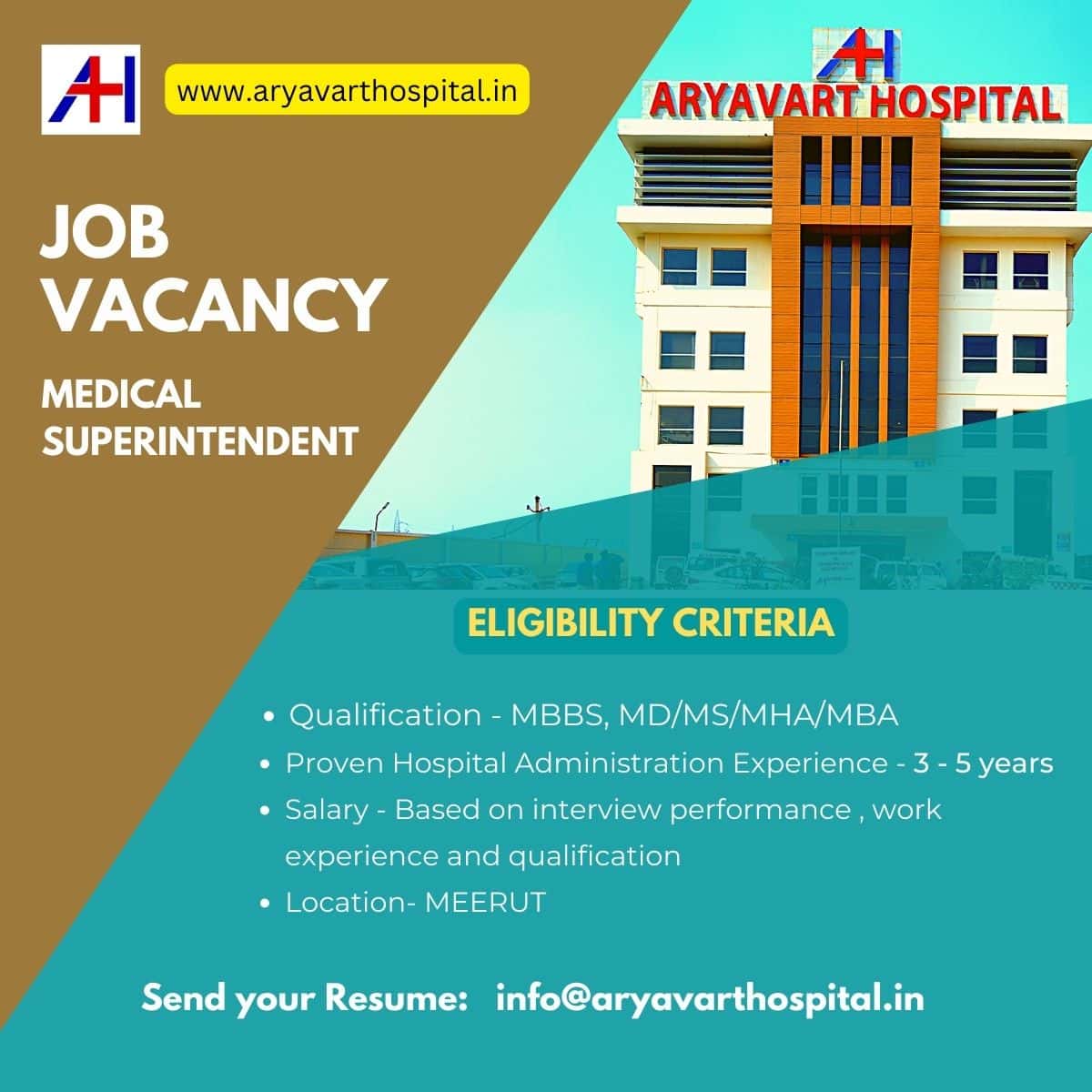 Aryavart Hospital-Careers